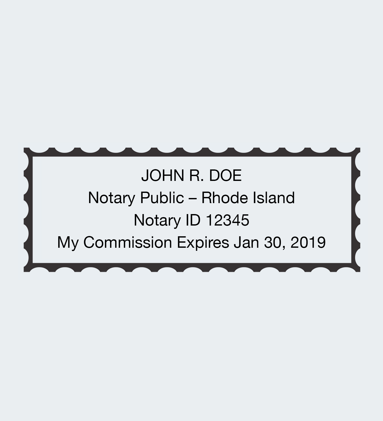 Rhode Island Notary Seals NNA